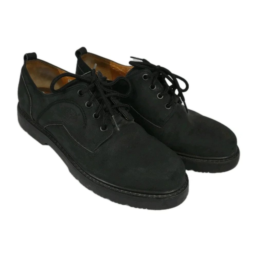 Timberland Shoes 95042 Black Nubuck‎ Waterproof Leather Oxford Men's 10.5 M READ